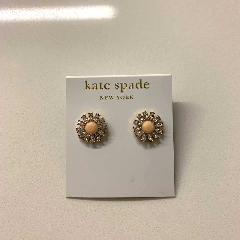 Kate Spade Pink Floral Studs